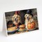 Edge Collections - 5" x 7" - Multicolor - Retriever Pumpkin Harvest Fall Kitchen Greeting Cards - 8 Pieces
